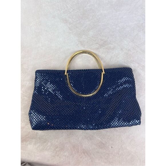 Vintage Handbags - Vintage 1980s Metal Mesh Purse